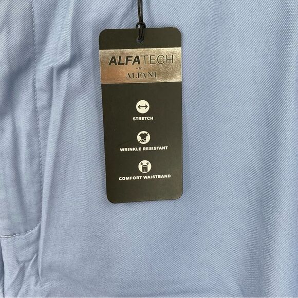 Alfani Men's Light Blue Chinos - Picture 2 of 4